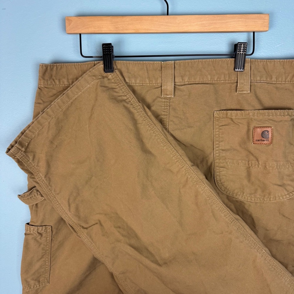 Carhartt‎ B151 Dungaree Fit Canvas Carpenter Work Pants Men's 40x31 Dark Khaki